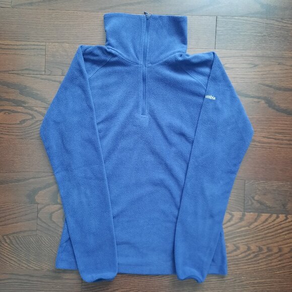 Blue Columbia lightweight fleece pullover XS - Picture 2 of 12